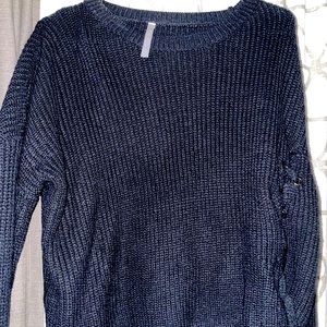 Knitted cropped sweater M/L